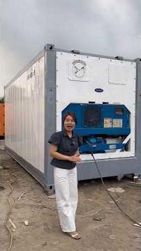 20-foot refrigerated container with 3-phase power #refrigeratedcontainer