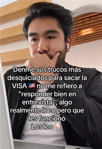 Denme sus trucos más desquiciados para sacar LA VISA 🇺🇸 #visa #estadosunidos🇺🇸 #turista #consulado #usa