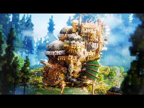I recreated Howl's Moving Castle in Minecraft