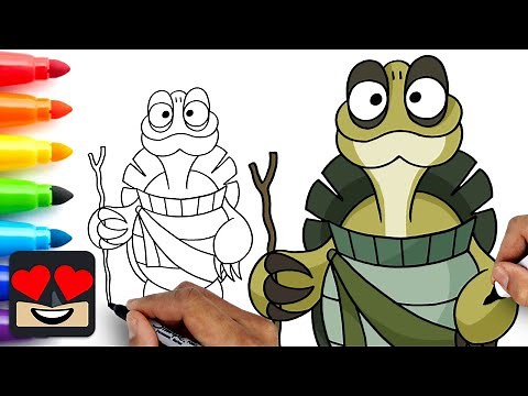 How To Draw Grandmaster Oogway | Kung Fu Panda