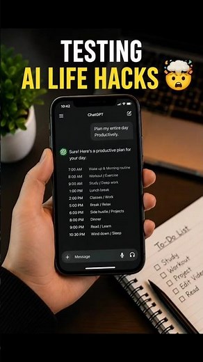 I Tested AI Life Hacks 🤖⚡ Do They Actually Work? #Shorts