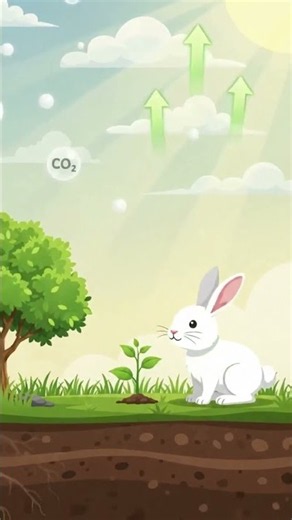 What happens to the CO2 we release? 📉 #climatechange #science #shorts