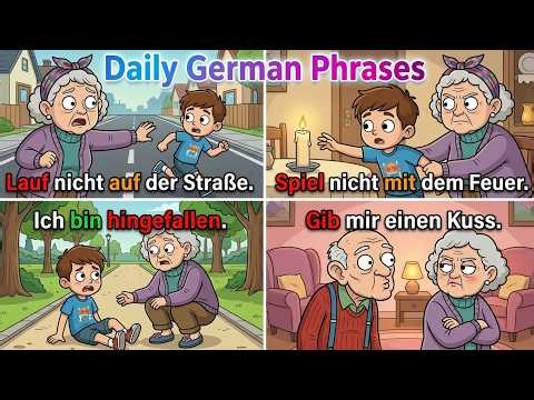 Daily German Phrases 🇩🇪✨ | Simple Sentences Everyone Should Know 🗣️