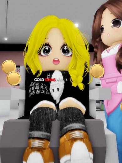 I Brush My Hair And Gold Coins Fall Out 💰 #roblox #brookhavenrp | dance tiktoks