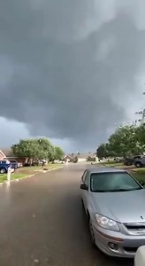 10K views · 16 reactions | “Terrifying Tornado Caught Forming Over Neighborhood — Residents Run for Cover!” watch full video in the first comment! | Daily Cops | Facebook