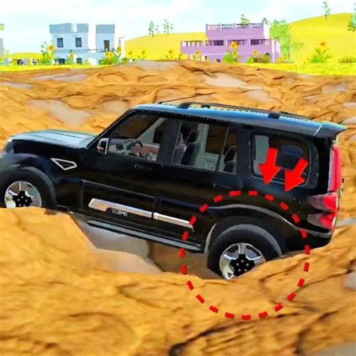 Thar Ne nikala Scorpio ko 😔❌💥#thargamer #shorts #viral #tranding #car #explore #popular #challenge