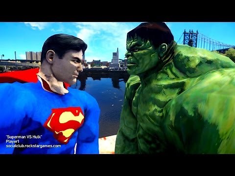 Superman VS Hulk - Battle