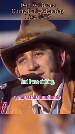 Don Williams live performance of "COME EARLY MORNING" in 1978