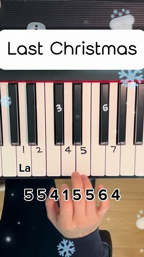 Easy Piano Tutorial for Last Christmas