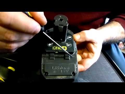 [CJTV DIY] - RYOBI 18V LITHIUM BATTERY FIX [EASY]