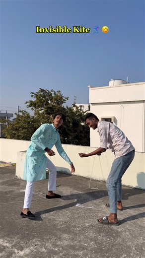 Invisible kite 🪁prank 🤣 #prank #invisible #kite #pongal #festival #funny #comedy #shorts