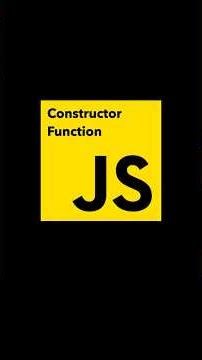 Constructor Function in 1 minute 😉 #coding #programming #javascript #development #webdevelopment