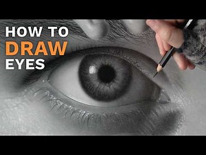 How to Draw Hyper Realistic Eyes - Full Process