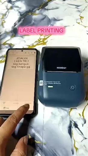 Easy-to-Use Mini Thermal Label Printer