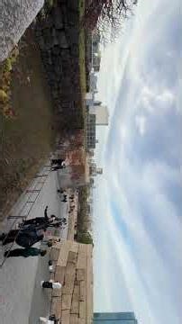 Osaka Castle Christmas Eve Walk 🎄✨ | Stunning Winter Night Views in Japan #Shorts