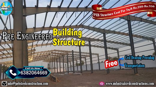 PEB Cost Estimation in Coimbatore | PEB Structures | Prefabricated Steel Structure | PEB Cost Per SQ FT