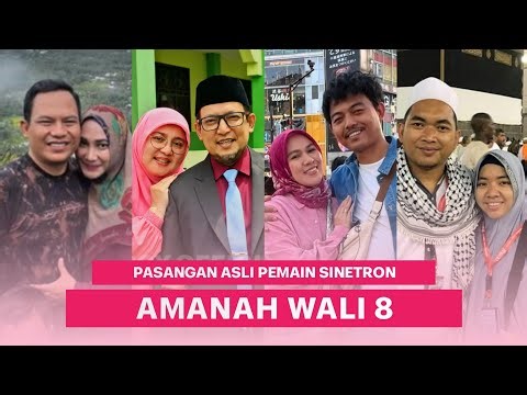 Rarely Seen! Here Are the Real-Life Couples of the Cast of the Soap Opera Amanah Wali 8