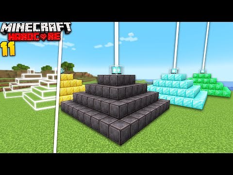 I Built All The Beacons In Minecraft Hardcore!