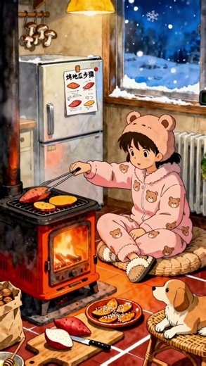 Late Night Cozy Anime ASMR ☕ Tea & Soft Room Sounds#shortsfeed #asmr #relax #shorts