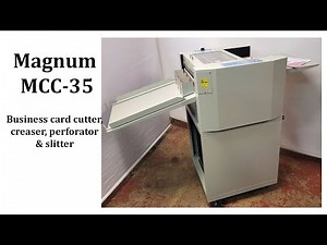 Magnum MCC 35 Business Card Cutter, Perforator, Creaser, Slitter