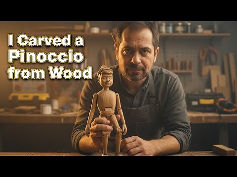 I Carved a Pinoccio from Wood
