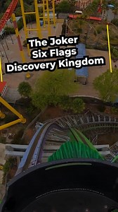 The Joker Roller Coaster at Six Flags Discovery Kingdom! | Theme Park Review