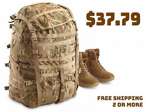U.S. Military Surplus Large Rucksack, Used $37.79 ...FREE S&H 2 or More