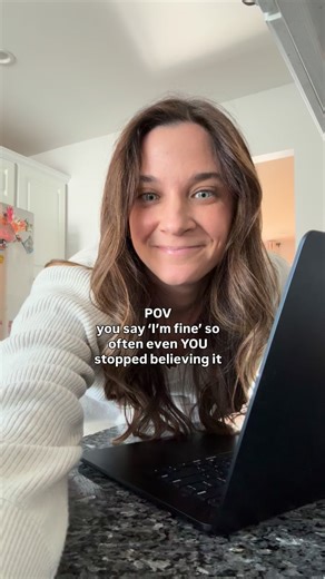 Stacey | Educator Burnout & Wellness Coach on Instagram: "You’ve said “I’m fine” so many times it doesn’t even register anymore. It just falls out of your mouth like a reflex. In the hallway. In the staff meeting. In the group chat. At home. Not because you’re fine. But because somewhere along the way you learned that being honest about how you’re actually doing wasn’t safe. The school system taught you that: ‣Struggling means you can’t handle it. ‣Asking for help means you’re a burden. ‣Showing