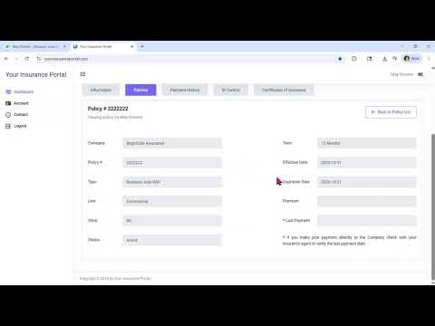JenesisNow - Added Acord 101 to Client Portal