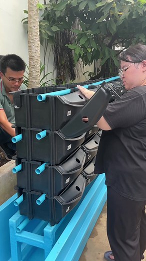 Installing Mud Crab Boxes for Sustainable Aquaculture