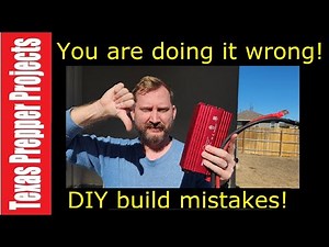 Building a DIY Power Station DIY Start here! | Texas Prepper Projects #prepper #solarpower