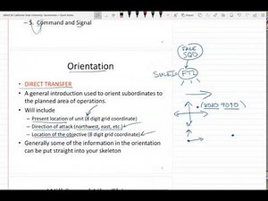 Operations Order Lecture (04/30/2020)
