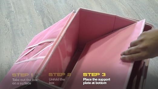 Portable Fireproof Document Box with Handy Lock