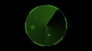 Download Green radar working for technology background for free