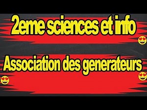 Association des generateurs