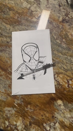 Quick Spidey drawing… #fypシ゚viral #spiderman #marvel #drawing #quicksketch