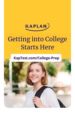 Serious about getting into college? Now’s the time to prep. Start 2026 with Kaplan for the acceptance letter you want. | Kaplan College Prep