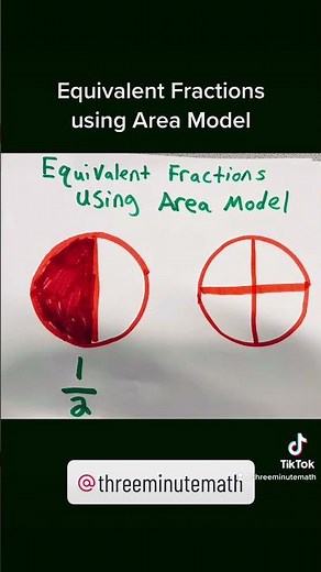 Equivalent Fractions using Area Model