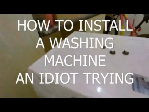 How to install a Washing Machine - SAMSUNG Series 5 ecobubble WW90TA046AE - An Idiot Trying