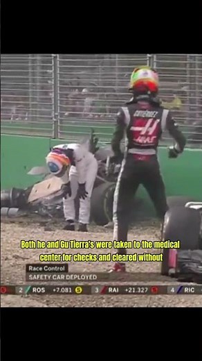 46G CRASH! Fernando Alonso’s Miracle Escape #f1 #f1crash #fernandoalonso #motorsport