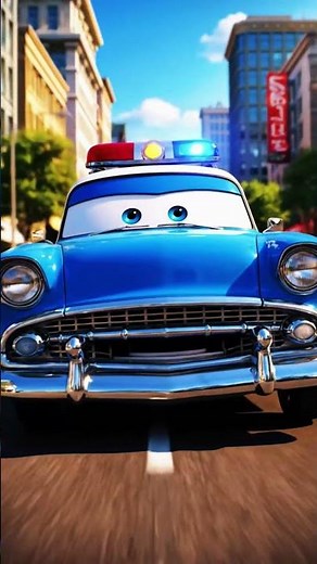 Speeding police cars | Police cars | # cartoon #police car #car chase #high speed chase