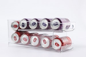 Clear Can Organizer: Fridge & Pantry Storage - Rolly Cans Dispenser - Etsy