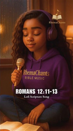 Romans 12:11-13 (KJV)- Lofi Scripture song #biblemusic #christianlofi #rhemachants #scripturesong