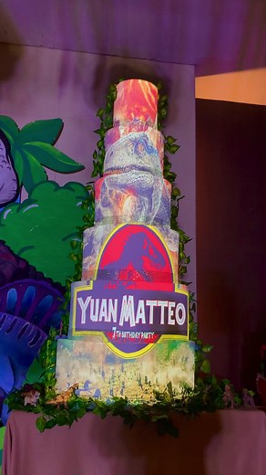1K views · 39 reactions | Yuan Matteo’s 7th Birthday Cake Mapping—December 3, 2022—Max’s Restaurant, Quezon City—“Jurrasic Theme | Cake Mapping Philippines | Facebook