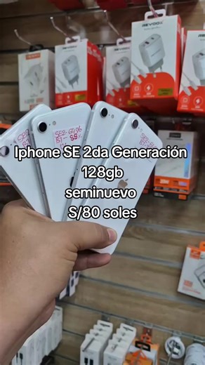 iPhone SE Segunda Generación 128GB Seminuevo a Solo 80 Soles