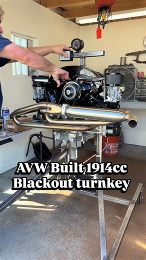 Another fresh AVW built 1914cc turnkey Aircooled VW motor. This one is finished off in our favorite inky gloss black package we call the blackout. These torquey little motors are perfect for your hot street VW or off-road bug and buggy. When you’re ready to step, we gotcha covered!