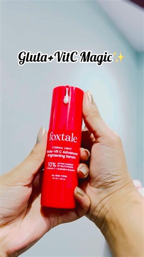 “Glass Skin in 7 Days? 😍 Foxtale Gluta+Vitamin C Serum ✨Review” #glassskin #foxtaleskincare