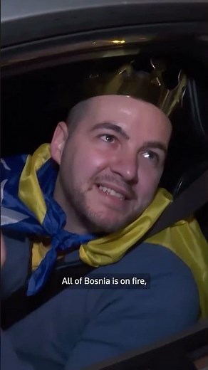 Bosnian soccer fans celebrate World Cup return