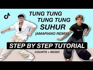 Tung Tung Tung Tung Sahur Amapiano Dance *STEP BY STEP TUTORIAL* (Beginner Friendly)