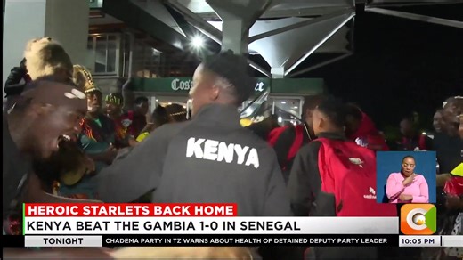 8.1K views · 231 reactions | Heroic Starlets back home: Kenya beat The Gambia 1–0 in Senegal. They qualified for WAFCON after a 4–1 aggregate win. WAFCON set for Morocco from March 17 to April 3 #CitizenTonight | Citizen TV Kenya | Facebook